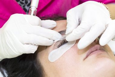 yordam kirpik uzatma, kirpik Laminasyon için 