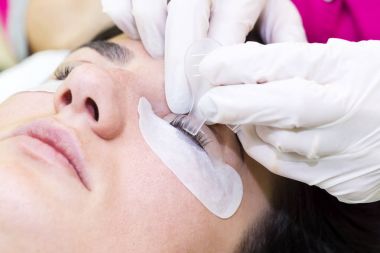 yordam kirpik uzatma, kirpik Laminasyon için 