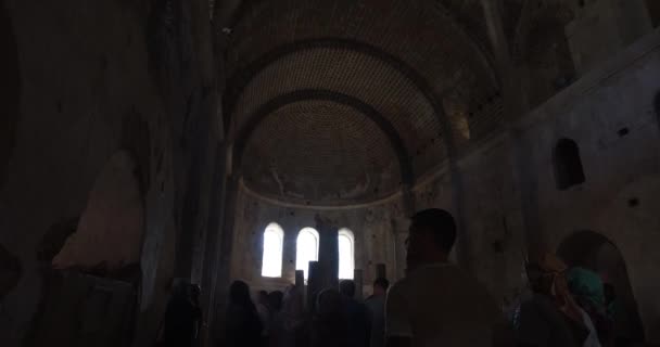 Mezar St. Nicholas Demre, Türkiye'de kilise architectureplace unsurları — Stok video