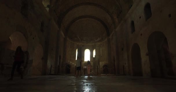 アンタルヤ、トルコの聖ニコラウスの埋葬の教会 architectureplace の要素 — ストック動画