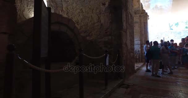 アンタルヤ、トルコの聖ニコラウスの埋葬の教会 architectureplace の要素 — ストック動画