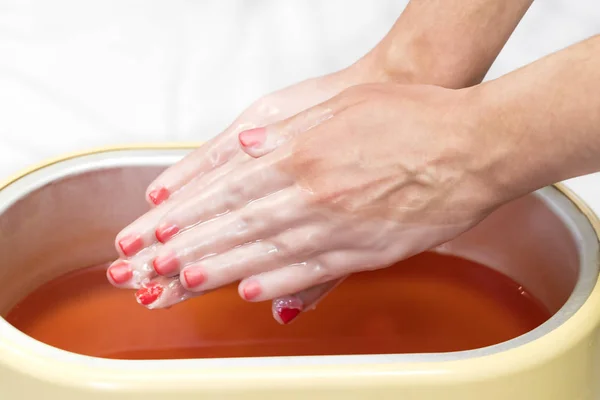 Process paraffin treatment — Stock Photo, Image