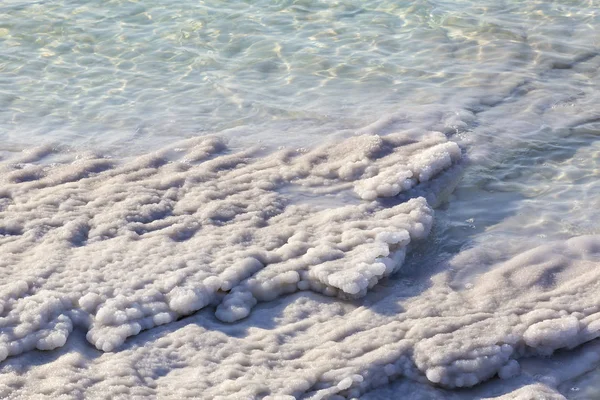 Mar Muerto depósitos de sal piedras — Foto de Stock