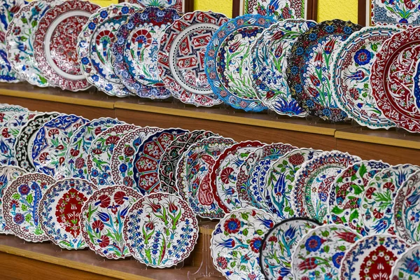 Tradycyjne tureckie ceramika malowana — Zdjęcie stockowe