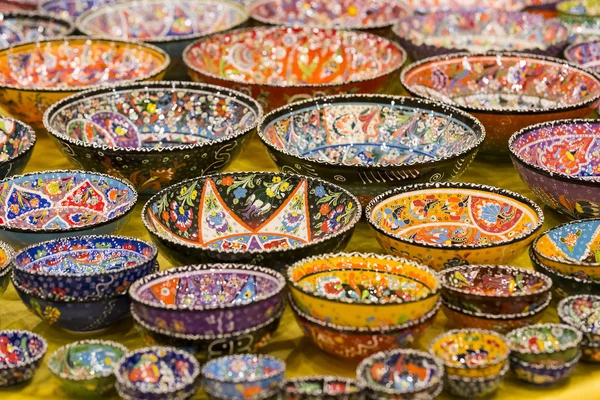 Cerâmica tradicional turca pintada — Fotografia de Stock
