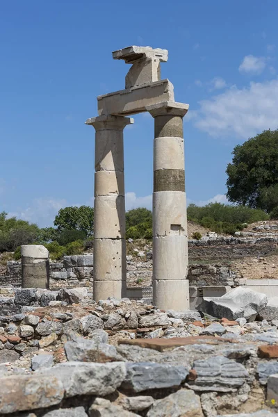 Le rovine dell'antica città di Efeso — Foto Stock