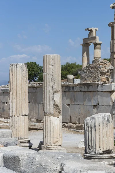Руины древнего древнего города Эфес — стоковое фото