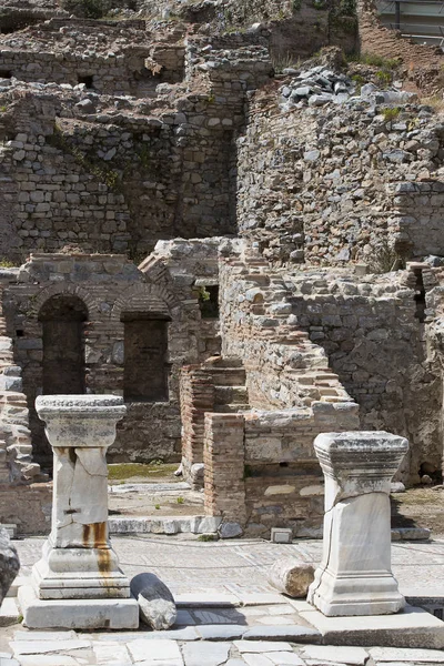 Die Ruinen der antiken Stadt Ephesos — Stockfoto