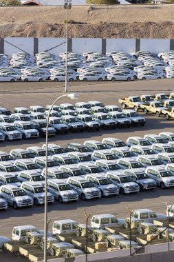  Park açık havada yeni araçların