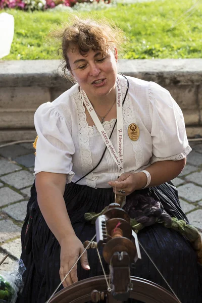 Geleneksel halk St. Istvan ve halk esnaf ile Macaristan hlet ilk adil. Budapeşte. Macaristan