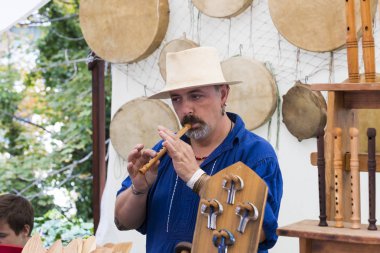 Geleneksel halk St. Istvan ve halk esnaf ile Macaristan hlet ilk adil. Budapeşte. Macaristan