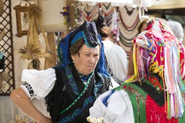 Geleneksel halk St. Istvan ve halk esnaf ile Macaristan hlet ilk adil. Budapeşte. Macaristan