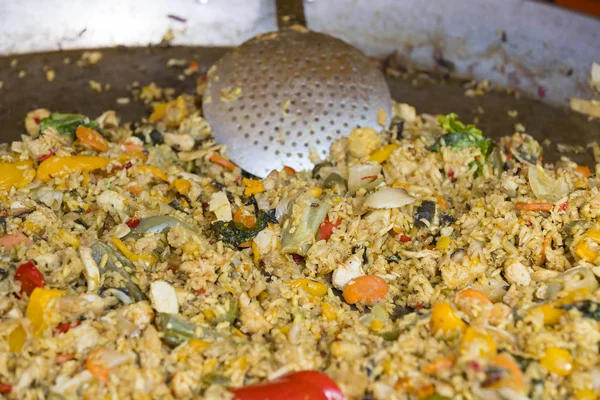 Comida en la feria en Hungría Budapest — Foto de Stock