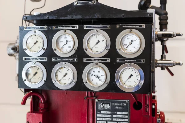 Viyana Teknik Müzesi enerji Sanayi makineleri imalatı sergiler. — Stok fotoğraf