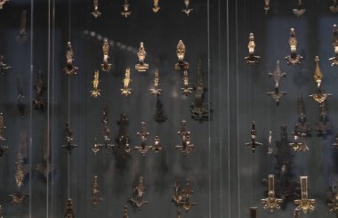 Sergiler ve sergi içinde Doğal Tarih Müzesi, Viyana.