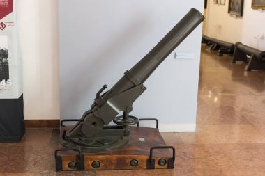 Tarihsel sergiler ve savaş konulu kompozisyonlar Macar ordusunun askeri Tarih Müzesi.