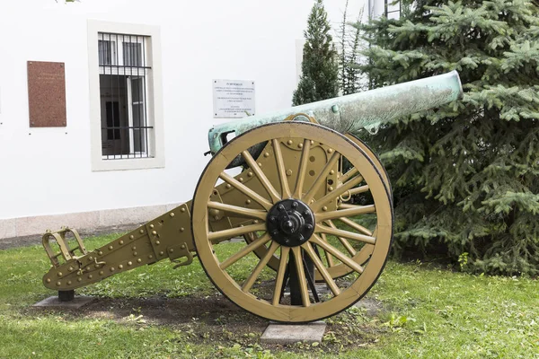 A története a történelmi kiállításokat és kompozíciók, a téma a háború a Magyar Honvédség katonai Múzeum. — Stock Fotó