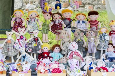 Geleneksel halk Saint Istvn ve halk ustaları ile Macaristan ekmek ilk adil. Budapeşte. Macaristan 