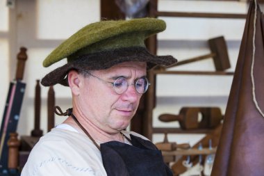 Geleneksel halk Saint Istvn ve halk ustaları ile Macaristan ekmek ilk adil. Budapeşte. Macaristan 