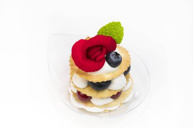 Mini Tatlılar ve et kanepeler sebze snacks