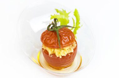 Mini Tatlılar ve et kanepeler sebze snacks