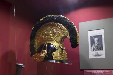 Tarihsel sergiler ve savaş konulu kompozisyonlar Macar ordusunun askeri Tarih Müzesi. 