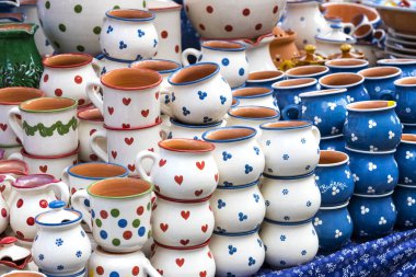 Geleneksel Macar seramik iç dekorasyon için