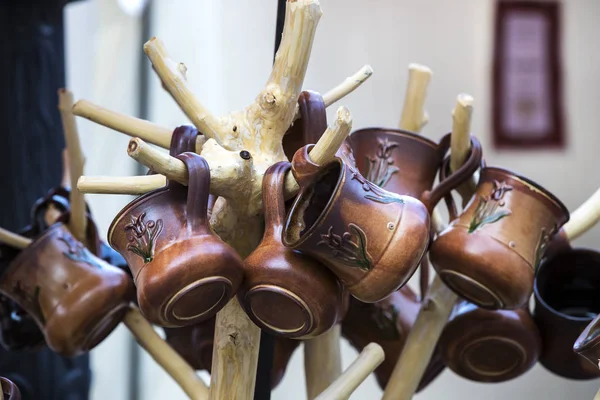 Traditionelle ungarische Keramik für die Innendekoration — Stockfoto