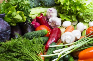 Taze sebze arka plan yakın çekim