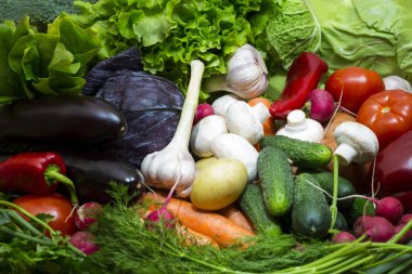 Taze sebze arka plan yakın çekim