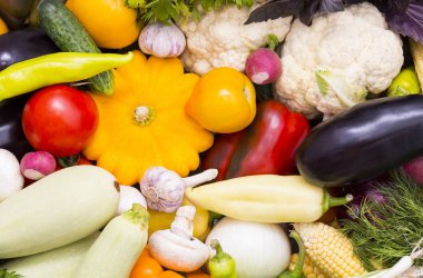 Taze sebze arka plan yakın çekim