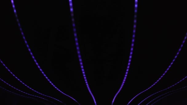 Neon abstraktní pozadí — Stock video