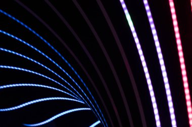 Neon satırların arka plan