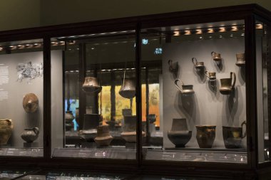 Sergiler ve sergi içinde Doğal Tarih Müzesi, Viyana.