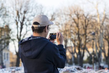  Turist fotoğraflandı ve yapmak bir İstanbul Şehir 