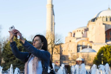  Turist fotoğraflandı ve yapmak bir İstanbul Şehir 