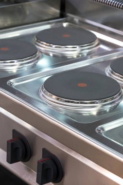 Yemek pişirmek için pişirme plaka metal yüzey 