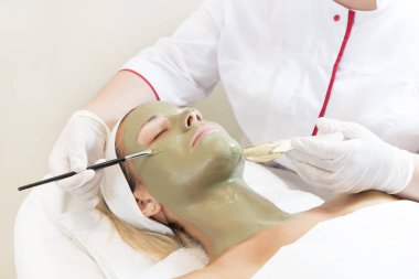 İşlem kozmetik maskesi masaj ve Cilt Bakımı Güzellik Salonu