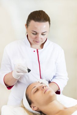 İşlem kozmetik maskesi masaj ve Cilt Bakımı Güzellik Salonu