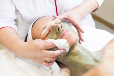 İşlem kozmetik maskesi masaj ve Cilt Bakımı Güzellik Salonu