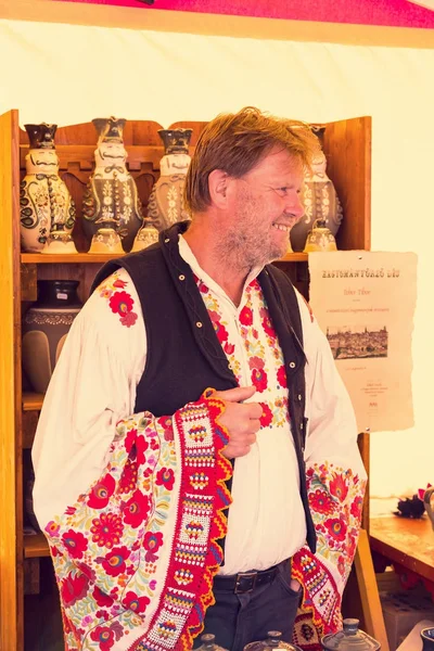 Budapest Hungría Agosto 2017 Feria Folclórica Tradicional Honor San Esteban —  Fotos de Stock