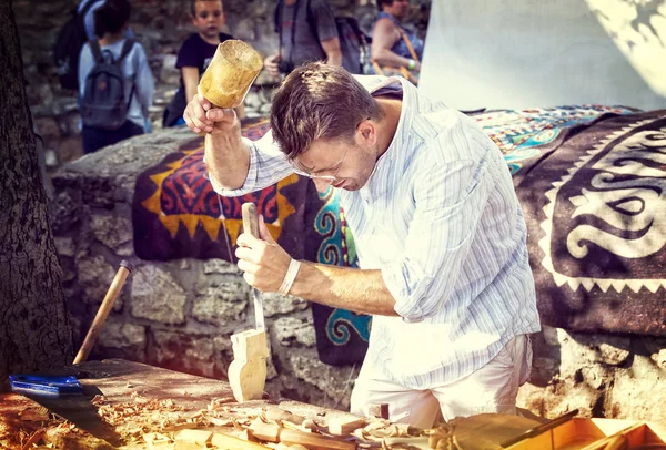 Orçamento Hungria Agosto 2017 Feira Popular Tradicional Honra Santo Istvn — Fotografia de Stock