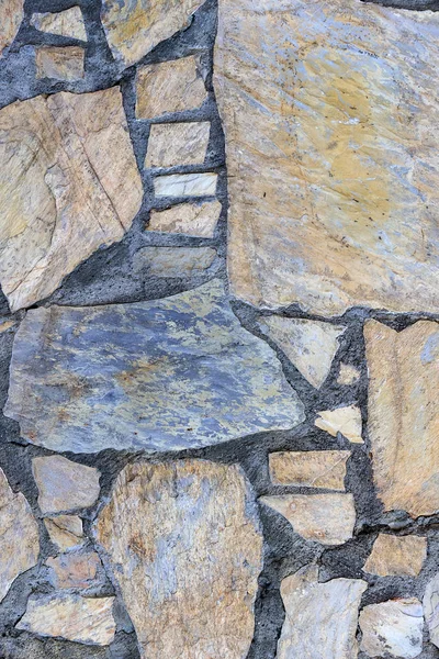 Каменный Старый Фон Стены Крупным Планом Камней — стоковое фото