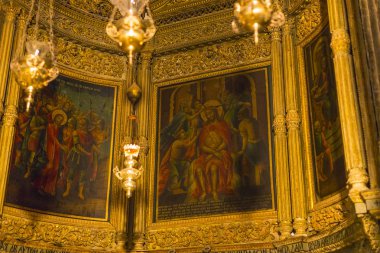 İç Dekorasyon Tapınağı Kudüs'te Kutsal türbe unsurları