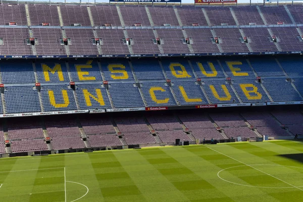 Barcelona Espanha Janeiro 2018 Interior Dos Estandes Estádio Espaços Interiores — Fotografia de Stock