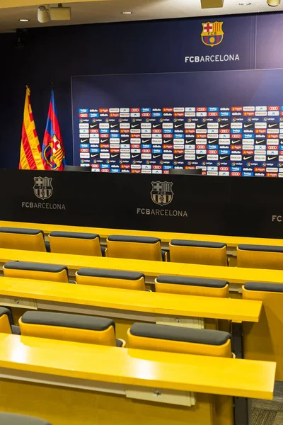 Barcelona Espanha Janeiro 2018 Interior Dos Estandes Estádio Espaços Interiores — Fotografia de Stock