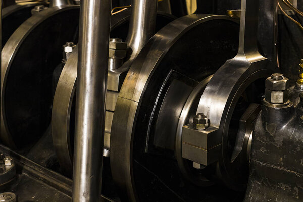 VIENNA, AUSTRIA - 24 AUGUST 2017:The technical museum in Vienna exhibits the production  exposition of oil and oil products. 