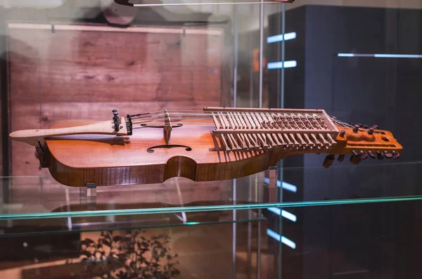 ウィーン オーストリア 2017 ウィーン技術博物館展示博覧会プレゼントの歴史と楽器の開発 — ストック写真