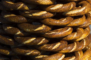 Geleneksel simit simit sokak gıda kökenli.