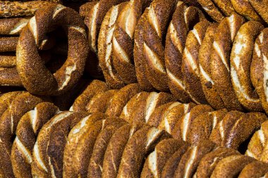 Geleneksel simit simit sokak gıda kökenli.